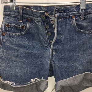 Levi’s High Waisted  Jean Shorts